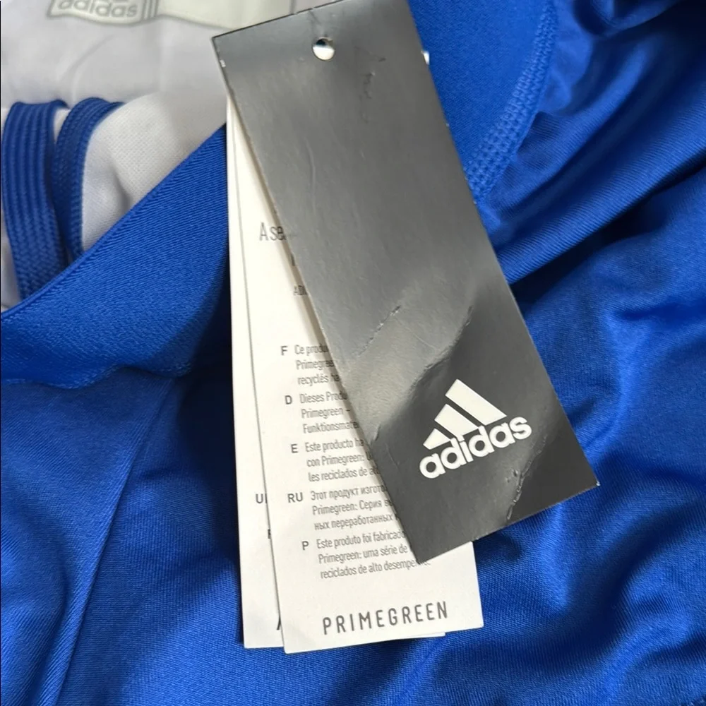 Adidas Women's Blue Sports Shorts - Picture 4 of 8
